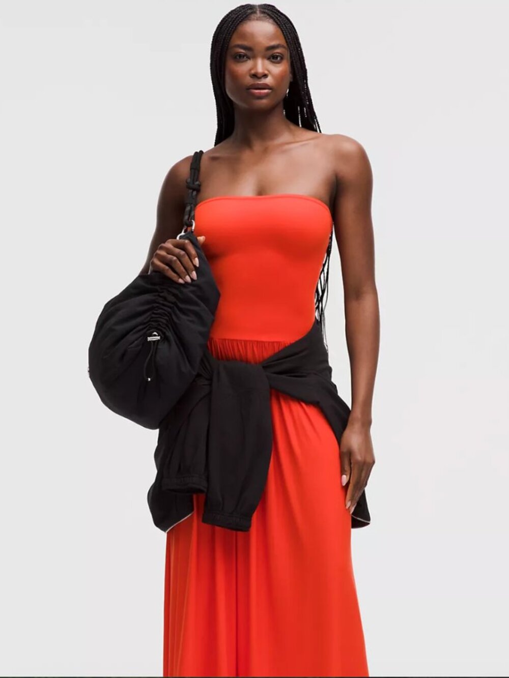 NWT Lululemon 2-in-1 Maxi Dress in Cherry Ember Sz Small